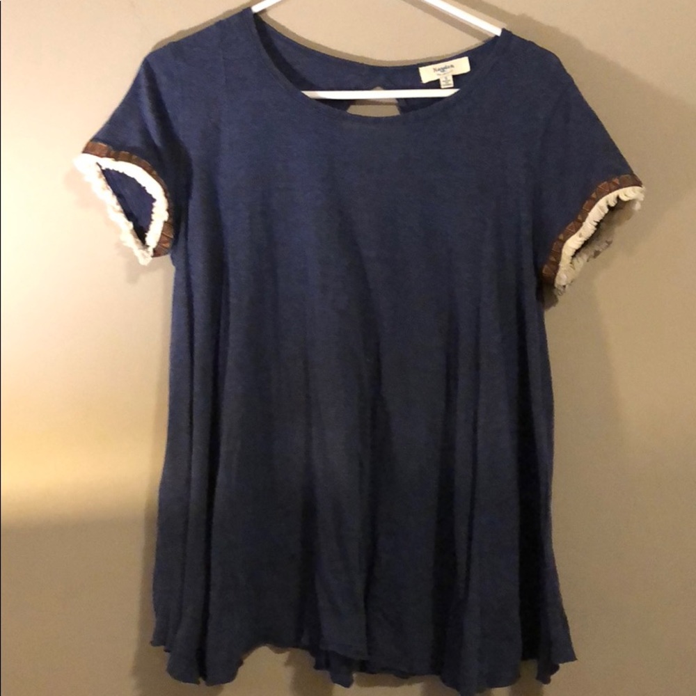 Tribal print top